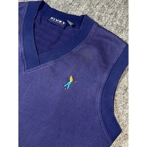 Pivot Sportswear Mens Golf Vest Sleeveless Sweater V-Neck Pullover‎ Golfing